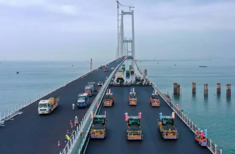 世界最大規(guī)模!深中通道鋼橋面全部完成鋪裝